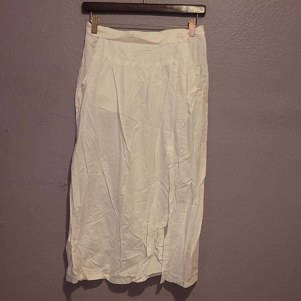 Everly White Midi Skirt
